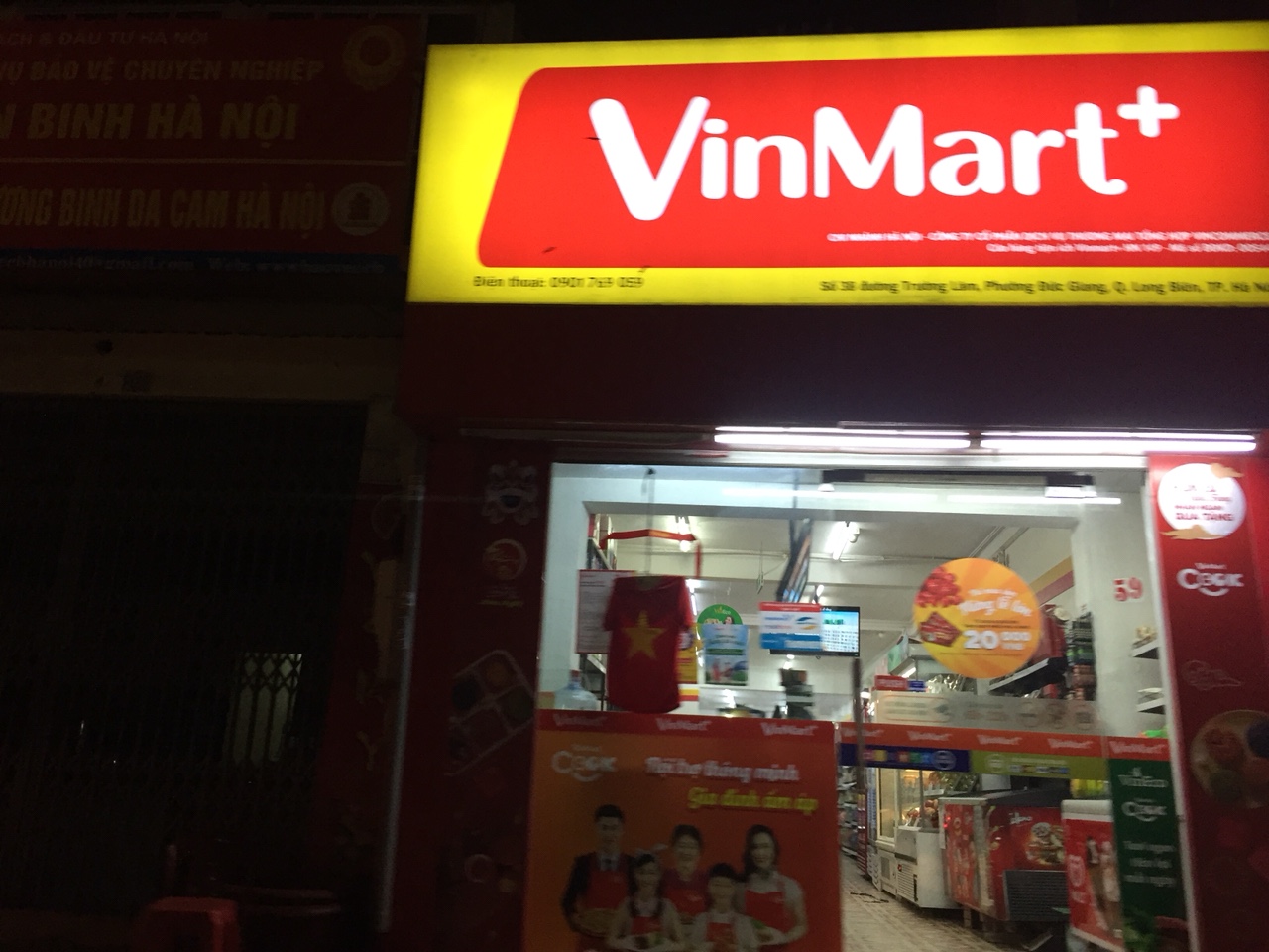 thi công biển hiệu quảng cáo và Hệ thống siêu thị tại Hà Nội 