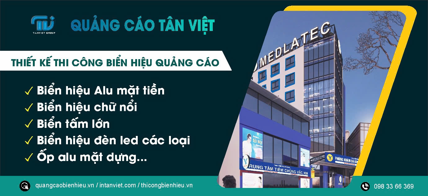 Thi công biển quảng cáo chuyên nghiệp tại HCM, Hà Nội tăng nhận diện thương hiệu 