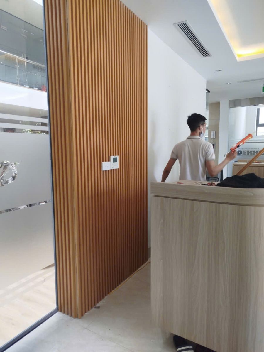 Làm Vách Ngăn Văn Phòng, Vách Ngăn Nhà Ở, Vách Nhựa Backdrop 